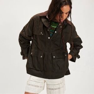 NWT Free People Headliner Wax Pullover Jacket